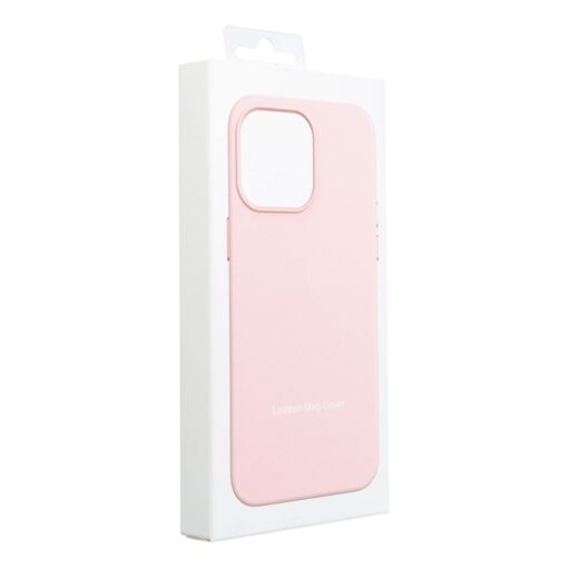 iPhone 13 PRO MAX kunstnahast MagSafe umbris roosa 11