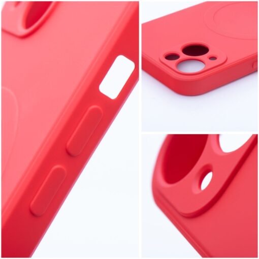 iPhone 78 SE 2020 ja 2022 umbris silikoonist MagSafe punane 4