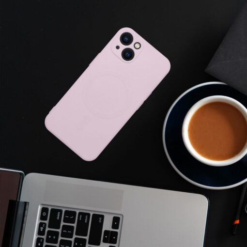 iPhone 78 SE 2020 ja 2022 umbris silikoonist MagSafe roosa 1