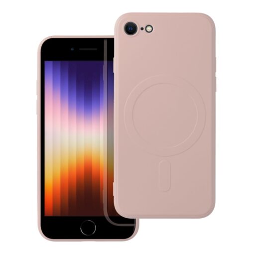 iPhone 78 SE 2020 ja 2022 umbris silikoonist MagSafe roosa