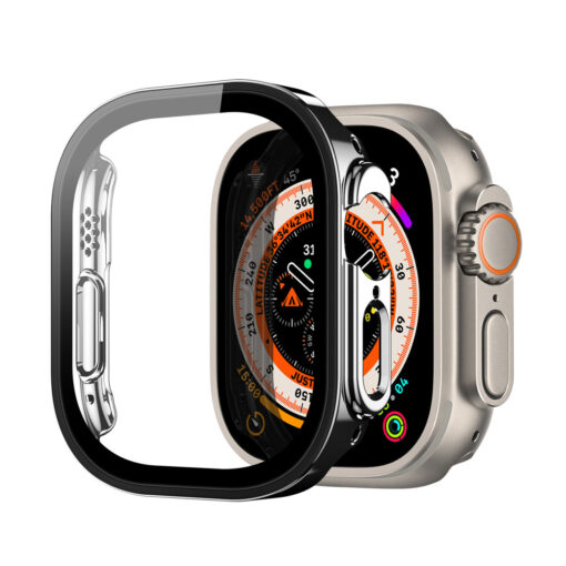 Apple Watch Ultra 49mm ekraanikaitse korpusega plastikust Dux Ducis Hamo must