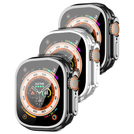 Apple Watch Ultra 49mm ekraanikaitse korpusega silikoonist Dux Ducis Somo hobe 1