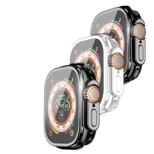 Apple Watch Ultra 49mm ekraanikaitse korpusega silikoonist Dux Ducis Somo hobe 10