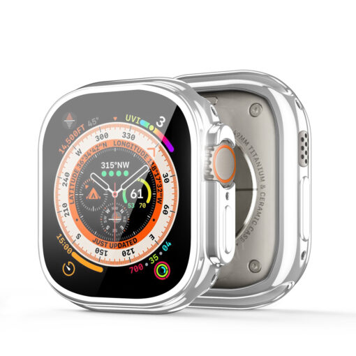 Apple Watch Ultra 49mm ekraanikaitse korpusega silikoonist Dux Ducis Somo hobe 2