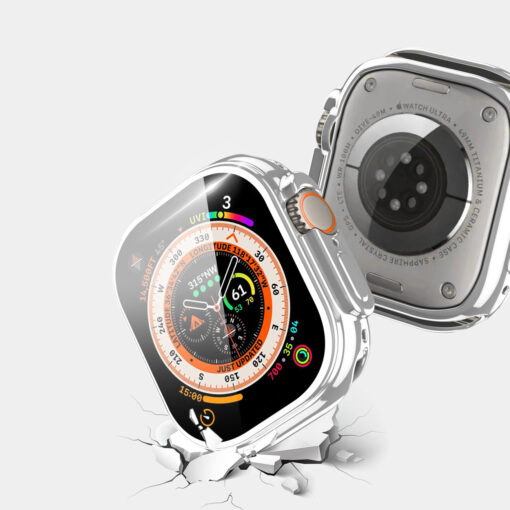 Apple Watch Ultra 49mm ekraanikaitse korpusega silikoonist Dux Ducis Somo hobe 4