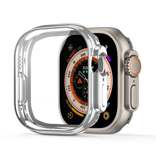 Apple Watch Ultra 49mm ekraanikaitse korpusega silikoonist Dux Ducis Somo hobe