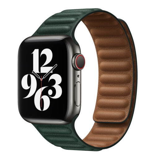 Kellarihm Apple Watch 424445mm kunstnahast Devia Two Tone roheline