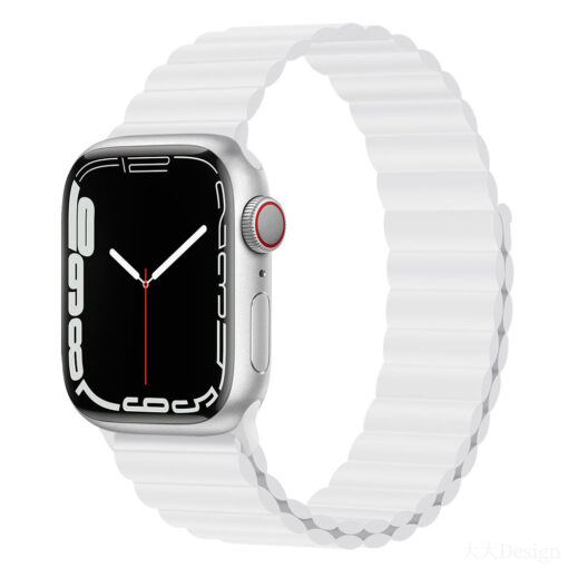 Kellarihm Apple Watch 424445mm magnetrihm Devia Sport3 valge