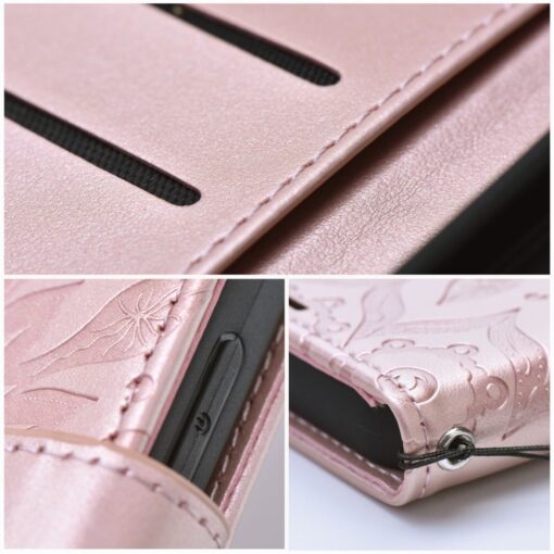 Samsung A23 5G kaaned kunstnahast kaarditaskuga MEZZO mandala roosa 3
