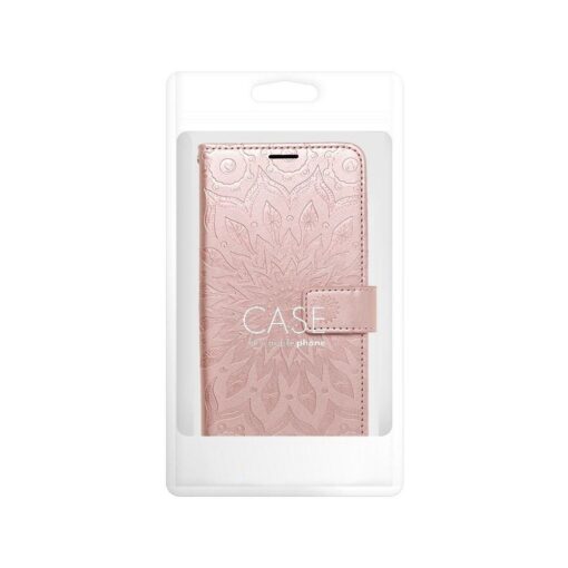 Samsung A23 5G kaaned kunstnahast kaarditaskuga MEZZO mandala roosa 8
