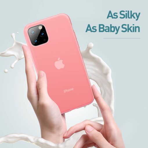 iPhone 11 PRO umbris silikoonist Baseus Jelly Liquid Silica Gel labipaistev punane 12