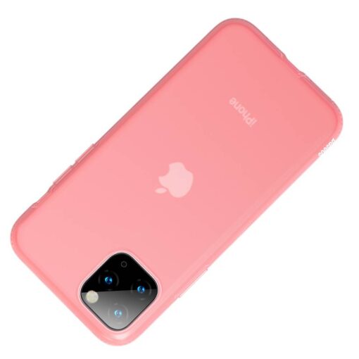 iPhone 11 PRO umbris silikoonist Baseus Jelly Liquid Silica Gel labipaistev punane 3