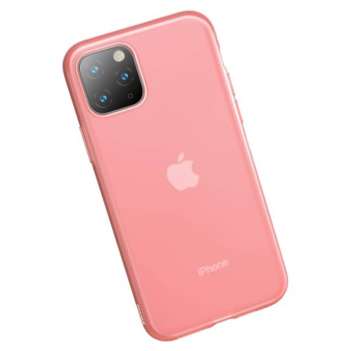 iPhone 11 PRO umbris silikoonist Baseus Jelly Liquid Silica Gel labipaistev punane 5