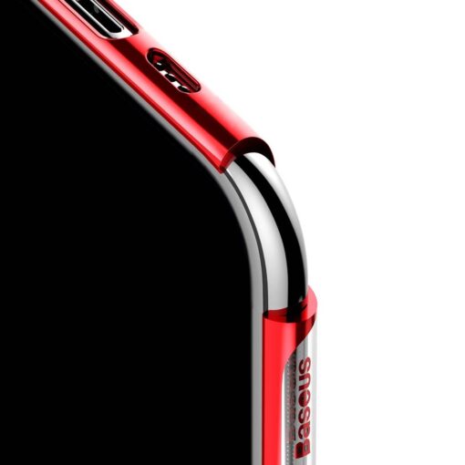 iPhone 11 PRO umbris silikoonist Baseus Shining servadega punane 10