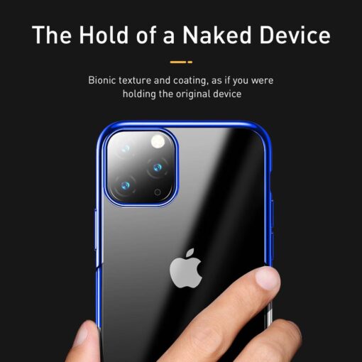 iPhone 11 PRO umbris silikoonist Baseus Shining servadega sinine 7