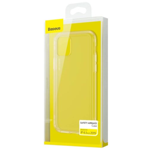 iPhone 11 umbris silikoonist Baseus Safety Airbags labipaistev kollane
