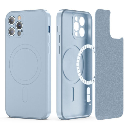 iPhone 12 PRO umbris MagSafe Icon silikoonist sinine