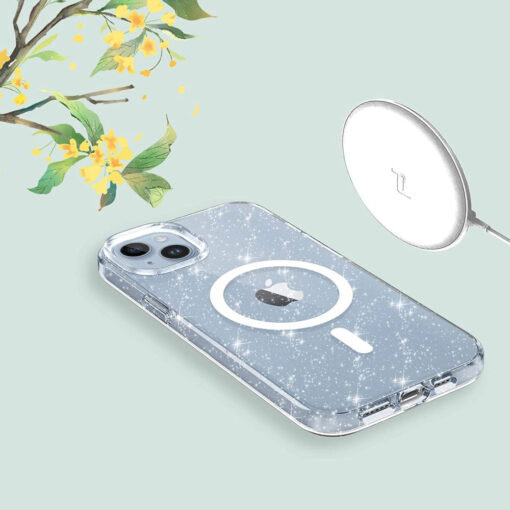 iPhone 1212 PRO Flexair Hybrid MagSafe plastikust taguse ja silikoonist servaga sadelev 3