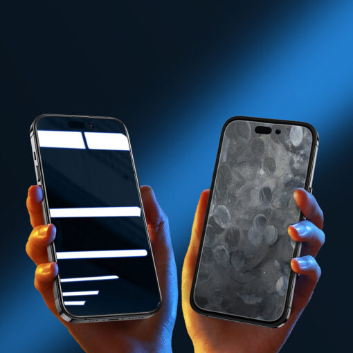 iPhone 14 PRO MAX kaitseklaas privaatsusfiltriga Joyroom Knight 2.5D privacy 5