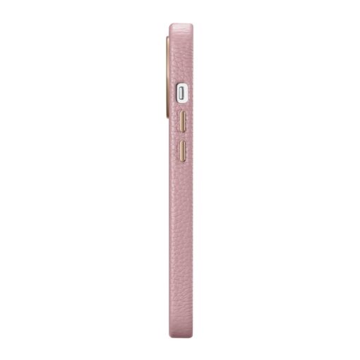 iPhone 14 PRO premium nahast MagSafe umbris Lichi roosa 5