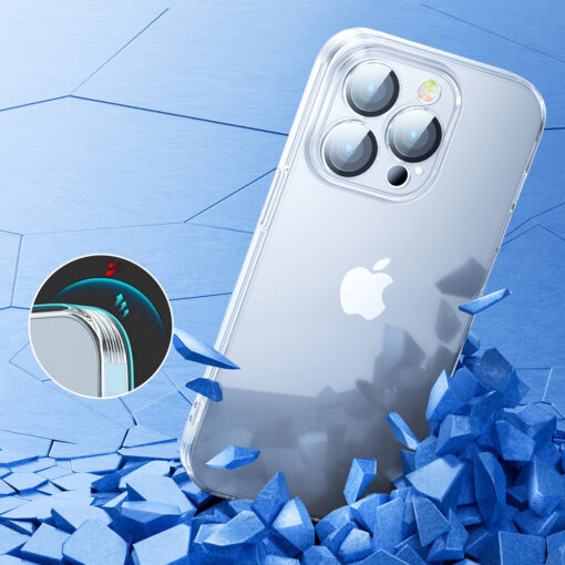 iPhone 14Q PRO MAX umbris silikoonist koos kaetud kaameraga ja metallik servadega 2