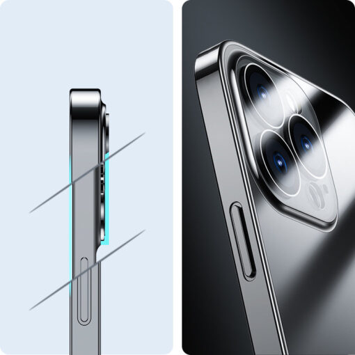 iPhone 14Q PRO MAX umbris silikoonist koos kaetud kaameraga labipaistev ja metallik servaga 5