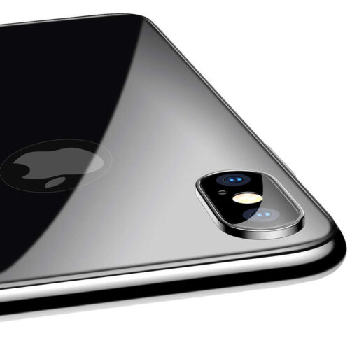 iPhone X tagumine kaitseklaas Baseus Arc 0.33mm tumehall 2