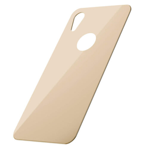 iPhone XR tagumine kaitseklaas Baseus T Glass 0.33mm kuldne 2