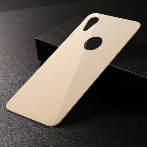 iPhone XR tagumine kaitseklaas Baseus T Glass 0.33mm kuldne 7