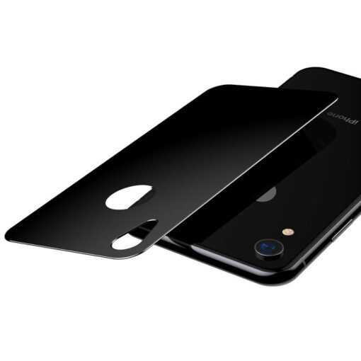 iPhone XR tagumine kaitseklaas Baseus T Glass 0.33mm must 3