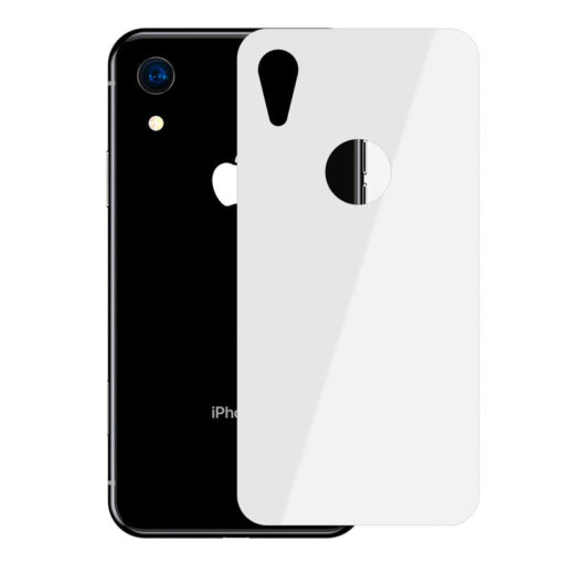 iPhone XR tagumine kaitseklaas Baseus T Glass 0.33mm valge 1