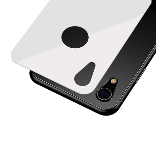 iPhone XR tagumine kaitseklaas Baseus T Glass 0.33mm valge 4
