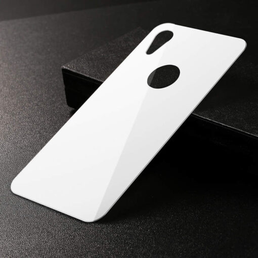 iPhone XR tagumine kaitseklaas Baseus T Glass 0.33mm valge 7