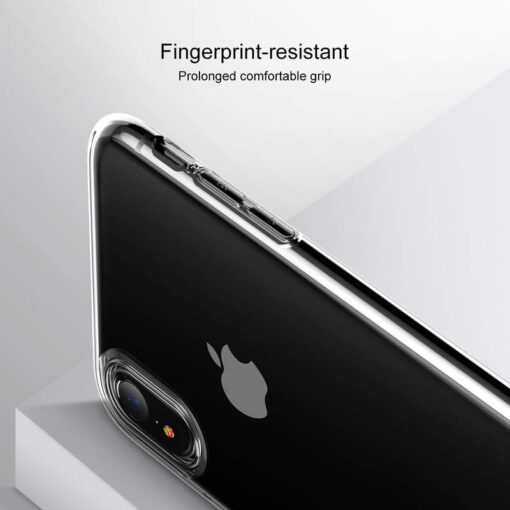 iPhone XR umbris silikoonist Baseus Half to Half must 4
