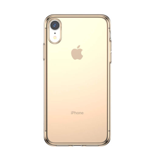 iPhone XR umbris silikoonist Baseus Simplicity kuldne 1