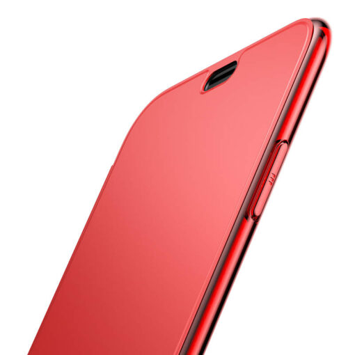 iPhone XS kaaned silikoonist Baseus Touchable punane 4