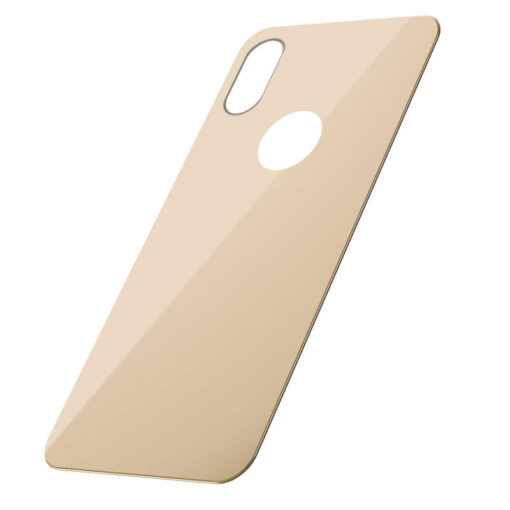 iPhone XS tagumine kaitseklaas Baseus T Glass 0.33mm kuldne 2