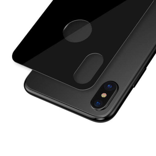 iPhone XS tagumine kaitseklaas Baseus T Glass 0.33mm must 5