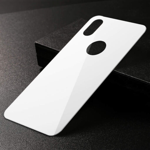 iPhone XS tagumine kaitseklaas Baseus T Glass 0.33mm valge 7
