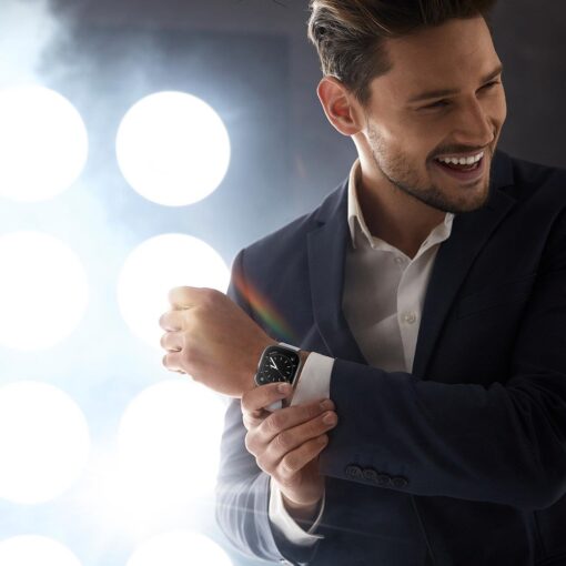 Apple Watch 7 41mm ekraanikaitse korpusega plastikust Dux Ducis Hamo must 5