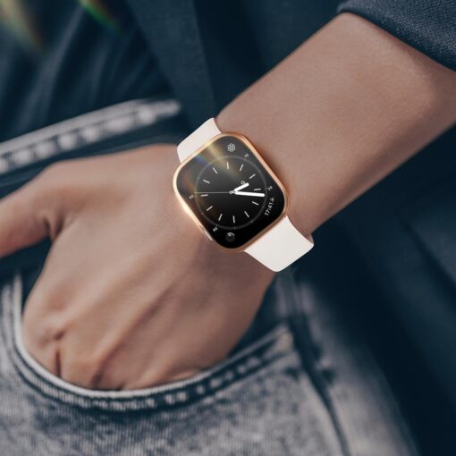 Apple Watch 7 41mm ekraanikaitse korpusega plastikust Dux Ducis Hamo roosa 8