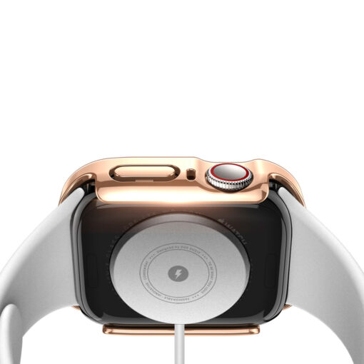 Apple Watch 7 45mm ekraanikaitse korpusega plastikust Dux Ducis Hamo roosa 5