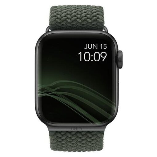 Apple Watch Rihm UNIQ Aspen 384041mm punutud cypress green 3