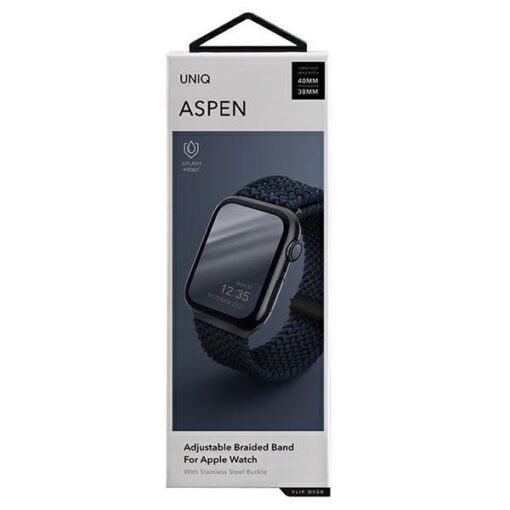 Apple Watch Rihm UNIQ Aspen 384041mm punutud oxford blue 10