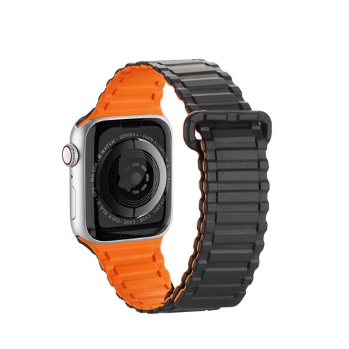 Kellarihm Dux Ducis Armor Apple Watch 384041mm silikoonist must oranz 1