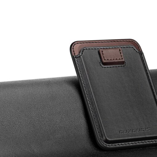 MagSafe kaarditasku Dux Ducis Magnetic RFID kaitsega must 5