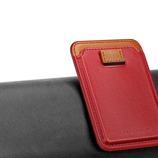 MagSafe kaarditasku Dux Ducis Magnetic RFID kaitsega red 7