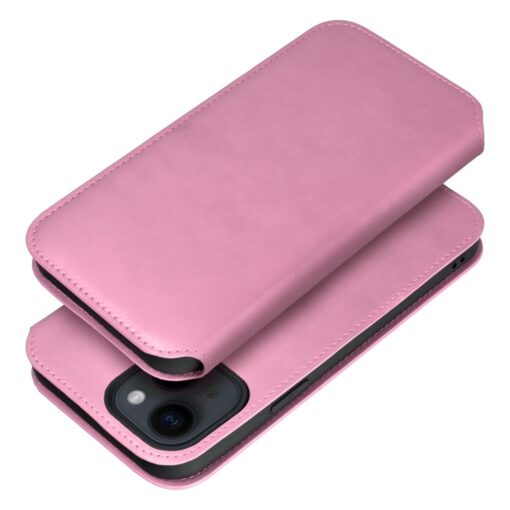 Samsung A52 A52S kaaned kunstnahast Dual Pocket roosa 1