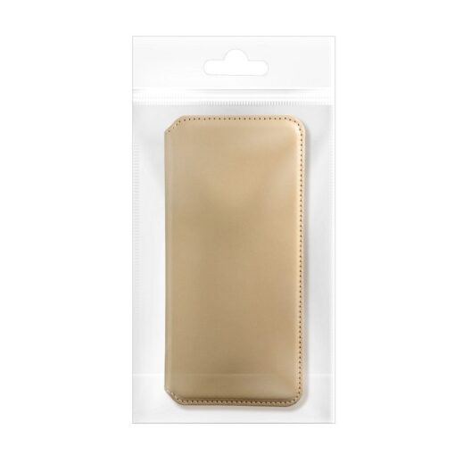 Samsung S21 FE kaaned kunstnahast Dual Pocket kuldne 6