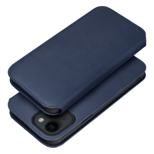 Samsung S21 FE kaaned kunstnahast Dual Pocket sinine 1
